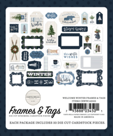 Carta Bella - Welcome winter - frames & tags