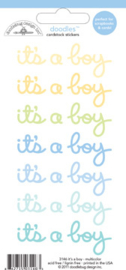 Doodlebug - Baby boy cardstock stickers