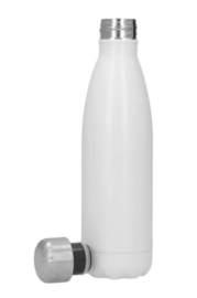 Sublimatie Thermosfles van RVS 500 ml / 17oz – Mat Wit