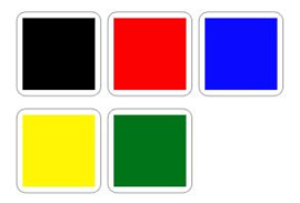 Statisch (penstick) Kleuren vanaf A4
