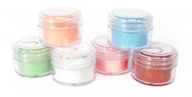 Silhouette Glitter pastel colors (6 potjes(3))