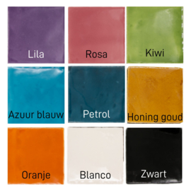 Tegeltjes 10 x 10 cm uit Portugal handgemaakt