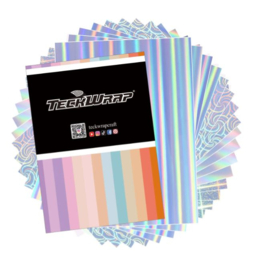 Printbaar holografisch sticker vinyl A4 MIX Inkjet (16st)