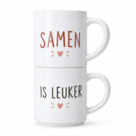 Sublimatie mok stapelbaar | per 2 stuks