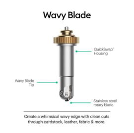 Cricut Wavy Blade Tip met QuickSwap houder