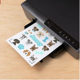 Printable Waterproof Sticker Set A4 White