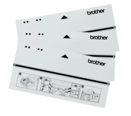 Brother geleide vel voor Rollfeeder  (3 stuks)