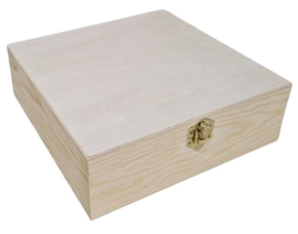 Houten kistje vierkant