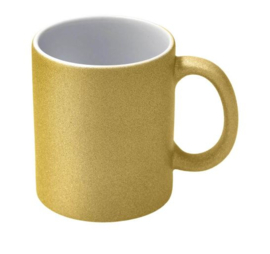 Sublimatiemok goud glitter  11 Oz