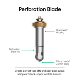 Cricut Basic Perforation Blade + QuickSwap Houder