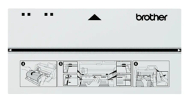 Brother geleide vel voor Rollfeeder  (3 stuks)