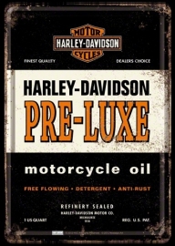 Tin Signs Harley Davidson PRE-LUXE