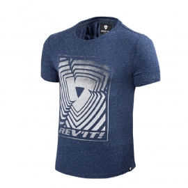 Revit Whitefield t-shirt blauw