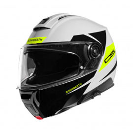 Schuberth C5 Eclipse wit geel