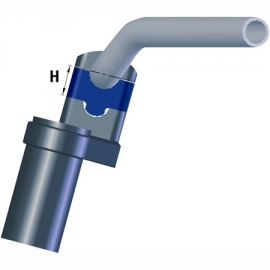 LSL motor stuurverhoger 25mm zilver - voor 22mm stuur