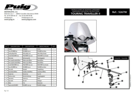 Puig windscherm Touring II