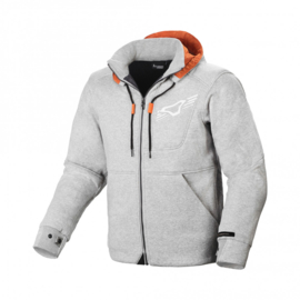 Macna District Motorhoodie lichtgrijs