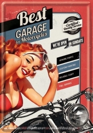 Tin Signs Best Garage