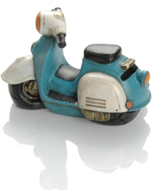 Booster Gifts spaarpot scooter blauw