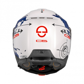 Schuberth C5 Globe wit/blauw