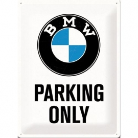 Tin Signs BMW Parking only
