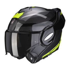 Scorpion Exo Tech Trap zwart/neon geel motorhelm