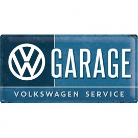 Tin Signs Volkswagen service and repair (25x50)