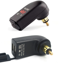 HS  DIN naar 2x USB-A adapter