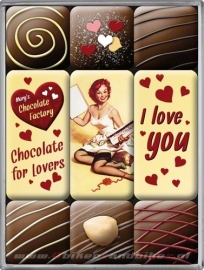 Magneten - I love you chocolates