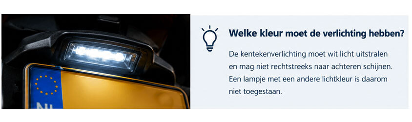 kentekenverlichting LED