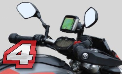 yamaha mt 07 accessoires navigatie houder