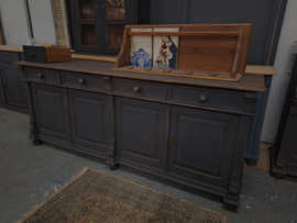 Dressoir hout vintage zwart