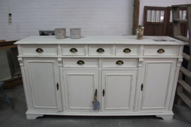 Dressoir/ keukenkast old white brocante