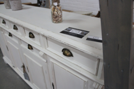 Dressoir/ keukenkast old white brocante