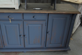 Dressoir vintage brocante blue