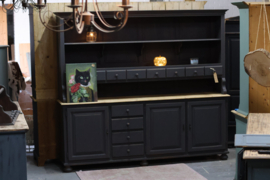 Grote industriele servieskast / buffetkast black