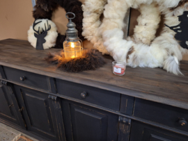 Dressoir Xl vintage old wood black