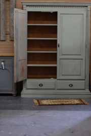 Kledingkast XL vintage groen