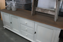 Dressoir / TV-kast landelijk wit