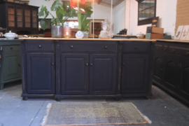 Dressoir zwart vintage industrieel black