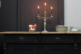 Dressoir groot vintage old kabinet  black