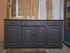 Dressoir/ keukenkast vintage black