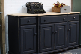 Dressoir "typewriter" industrieel black