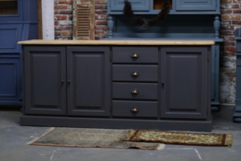 Dressoir XXL *Landhuis*  vintage  antraciet
