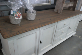 Dressoir / TV-kast landelijk wit