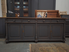 Dressoir hout vintage zwart