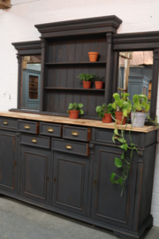 Buffetkast / dressoir botanisch vintage black