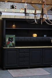 Grote industriele servieskast / buffetkast black