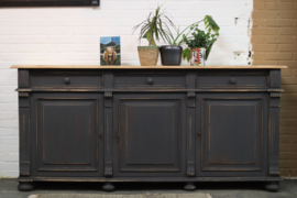 Dressoir "king" vintage black industrieel