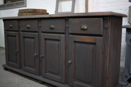 Dressoir / keukenkast industrieel black